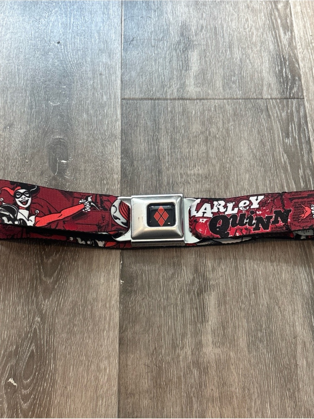 Buckle Down Belt Harley Quinn Suicide Squad DC Comics adjustable to 46"